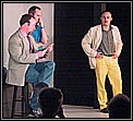 Yvan (Matthew Lawler) reads a pithy quote from his therapist as Marc (Craig Bentley) and Serge (Corey Patrick) listen in disbelief.