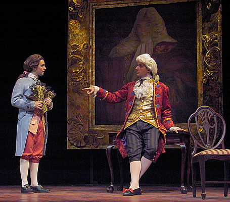 Leonardo sends his servant Cecco on an errand setting up a joint trip to the country with Filippo and Giacinta.