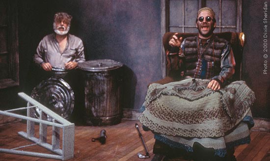 In his story, Hamm (Matthew Lawler) ruminates on the situation at Kov while Nagg (Jack Marks) falls out of wakefulness..