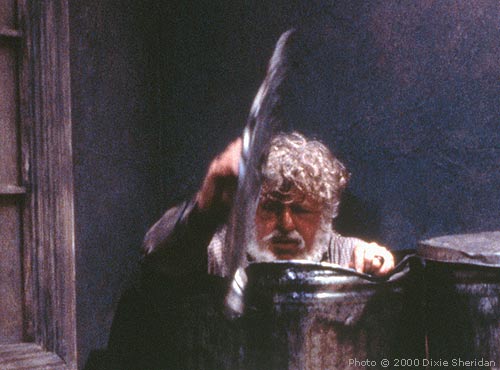 Nagg (Jack Marks) returns to his ash bin after realizing that Nell really is dead.