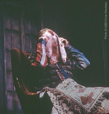 Hamm (Matthew Lawler) wakens and begins his day with 'Me... to play'.