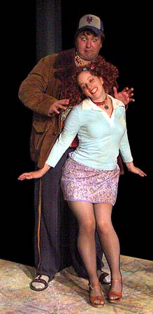 Sylvia (Kathryn Blume) in heat expresses her affection to Tom (John Alexander).