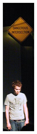 Frank (Joshua Alscher) rehashes earlier days of drug use.